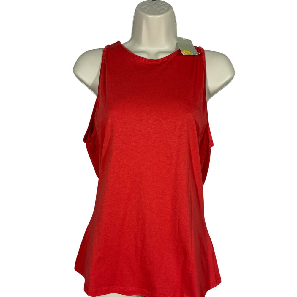 NEW! Boden Tank Top Sleeveless Shirt Melon Orange - 8